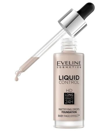 EVELINE Innovative liquid foundation from the LIQUID CONTROL series tone 005 - IVORY 32 ml - Buy Online on GoSupps.com
