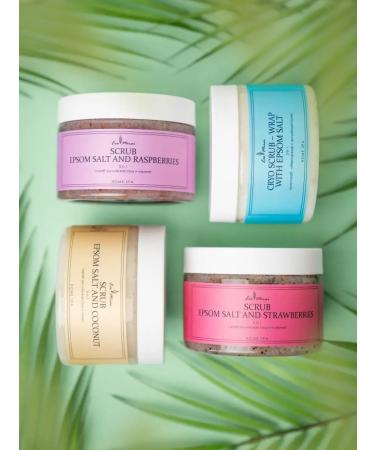 Eco Mirai Moisturizing detox scrub Epsom Salt and Strawberries - Buy Online on GoSupps.com