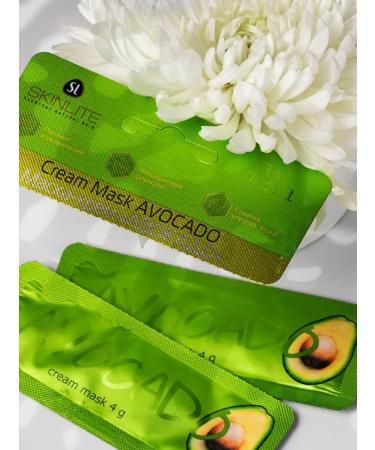 SKINLITE Avocado cream mask 3 pcs - Buy Online on GoSupps.com