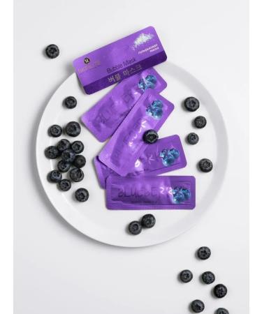 SKINLITE Bubble mask blueberry 3 pcs - Buy Online on GoSupps.com