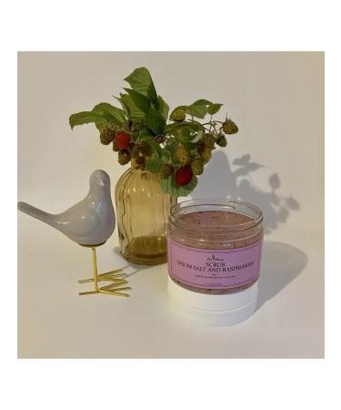 Eco Mirai Moisturizing anti -cellulite scrub Epsom Salt and Raspberries - Buy Online on GoSupps.com