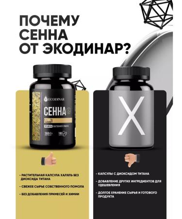 ECODINAR Senna capsule grass laxative - Buy Online on GoSupps.com