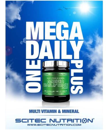 Scitec Nutrition Mega Daily One Plus (120 Caps) - Buy Online on GoSupps.com