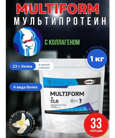 WATT NUTRITION Multiform -Protein with collagen vanilla