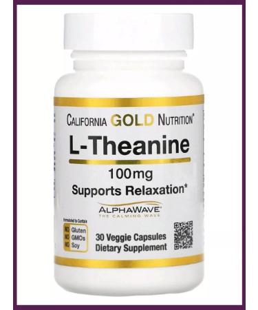 California Gold Nutrition L-theanine with Alphawave L Thein IHERB IHERB - Buy Online on GoSupps.com