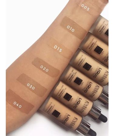 EVELINE Tonal base Liquid Control Mating No. 020-Rose Beige - Buy Online on GoSupps.com