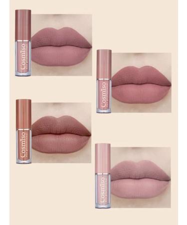 Cosmiso A set of liquid matte lipsticks and lip gloss 8+1 pcs - Buy Online on GoSupps.com