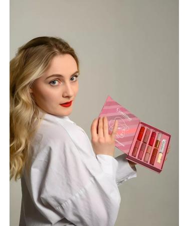 Cosmiso A set of liquid matte lipsticks and lip gloss 8+1 pcs - Buy Online on GoSupps.com