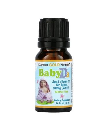 California Gold Nutrition Liquid vitamin D3 for children - Buy Online on GoSupps.com