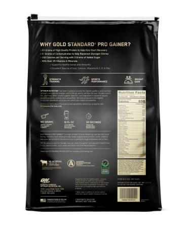 Optimum Nutrition Gold Standard Pro Gainer 4620 g - chocolate - Buy Online on GoSupps.com