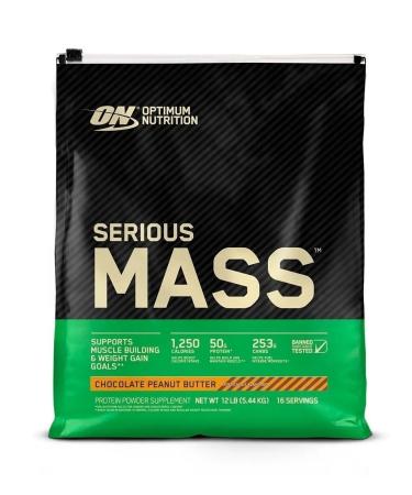 Optimum Nutrition GENER SERIUS MASS 5440 g - chocolate -anrachis oil