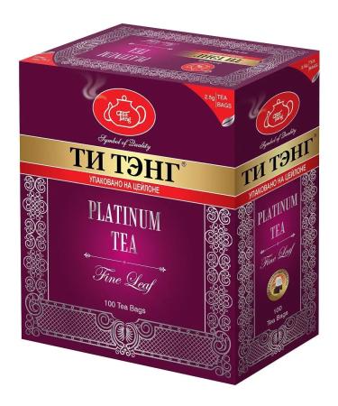 Tea Tang Black tea "Platinum" 100pak - Buy Online on GoSupps.com