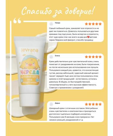 levrana Cream for diapers for newborn series 0+ 50 ml - Buy Online on GoSupps.com