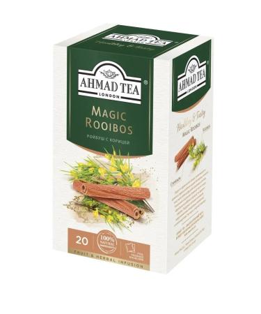 Ahmad Tea Magic rooibos herbal tea in bags of 20 pcs 1.5g - Buy Online on GoSupps.com
