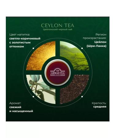 Ahmad Tea CEYLON OP Black tea leaf 200g - Buy Online on GoSupps.com