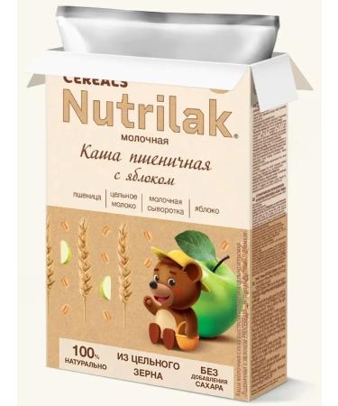 Nutrilak Porridge milk wheat with an apple 200g - Buy Online on GoSupps.com