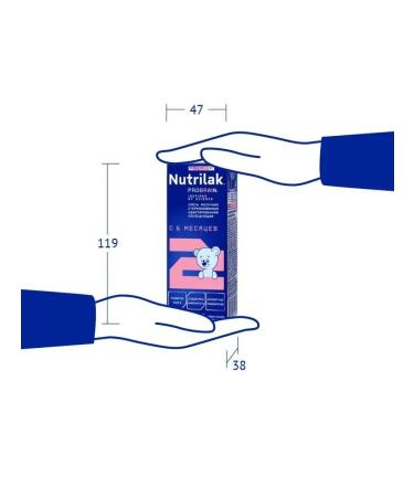Nutrilak Ready milk mixture from 6 to 12 months 18x200 gr - Buy Online on GoSupps.com