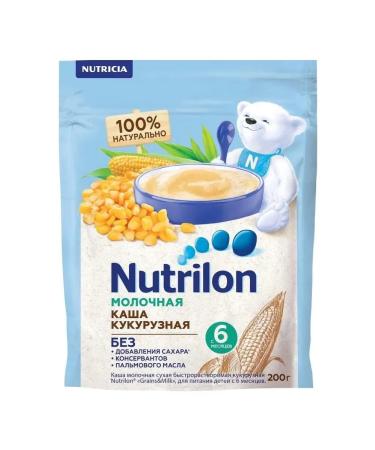 Nutrilon Porridge milk corn -fast -soluble 200 grams - Buy Online on GoSupps.com