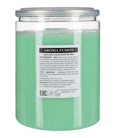 Shard sugar-salt green tea and peppermint 1 kg aroma fusion - Buy Online on GoSupps.com