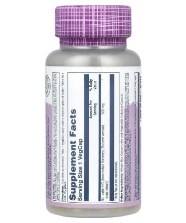 Solaray Berberin 60 vegetarian capsules - Buy Online on GoSupps.com