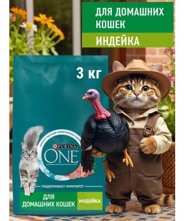 PURINA ONE Dry food with turkey and cereals 3 kg