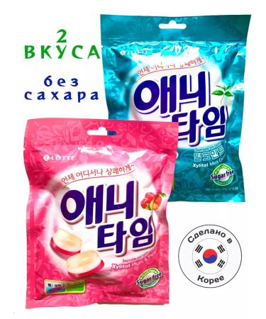 LOTTE Anytime Anytime Sugar Sugar (Enitime) - set 2 tastes