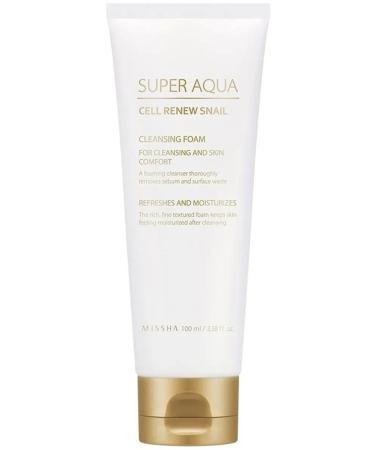MISSHA Foam for washing the face with mucin snail