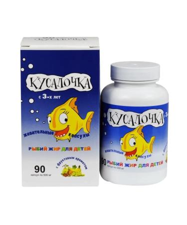 Honey and Jam Fish oil for children Kusalka 90 caps