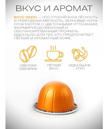 Nespresso Coffee in capsules Vertuo Inizio 10 pcs - Buy Online on GoSupps.com