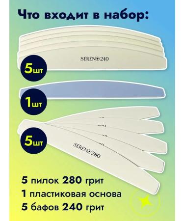 SERENO Set for file manicure (5 5 1) - Buy Online on GoSupps.com