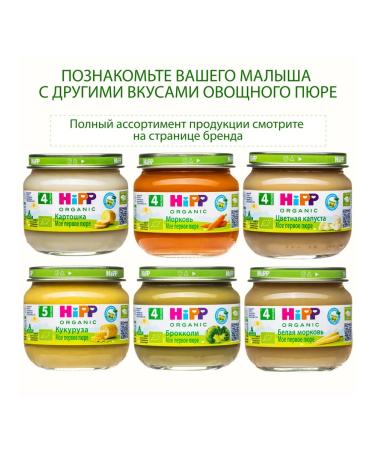 Hipp Vegetable "pumpkin" from 5 months 6x80g - Buy Online on GoSupps.com