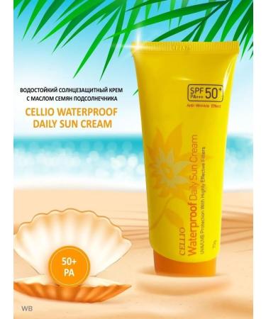 Cellio Sunscreen cream. SPF 50+. PA +++ - Buy Online on GoSupps.com