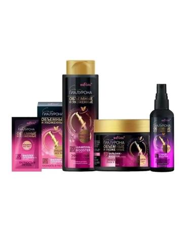Belarusian cosmetics Hair shampoo volume strengthening the force of hyaluron - Buy Online on GoSupps.com
