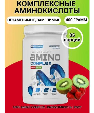 Allmass Amino acids complex in powder 400 g Amino with EAA - Buy Online on GoSupps.com