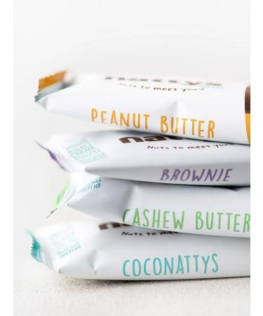 Nattys Bangs without sugar with cashew paste in chocolate 45 g 12pcs - Buy Online on GoSupps.com