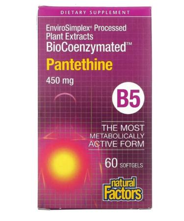 Natural Factors Biocoenzymated B5 pantin