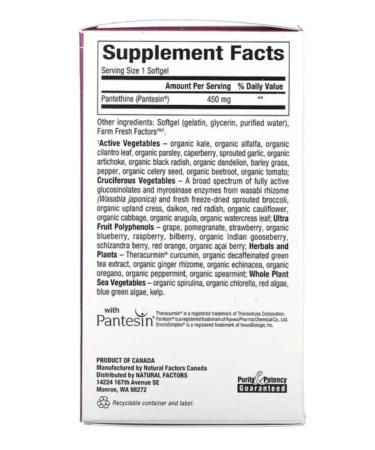 Natural Factors Biocoenzymated B5 pantin - Buy Online on GoSupps.com