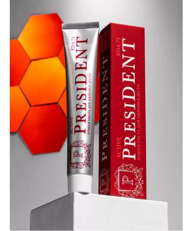 PRESIDENT Toothpaste from bleeding gums without Active fluorine - Buy Online on GoSupps.com