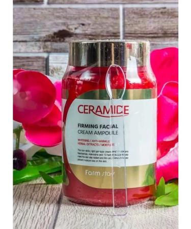 farmstay Ceramide Firming Facial Cream ampoule ampulus cream - Buy Online on GoSupps.com