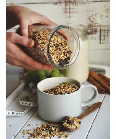 NastinSlastin Granola without sugar 250 g fitness homogi and seeds - Buy Online on GoSupps.com