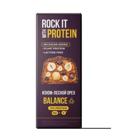 rock it with Batonchik protein hazelnut and raisins 40 g * 3 pcs - Buy Online on GoSupps.com