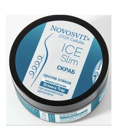 Novosvit Scrub ice against edema with a pronounced cellulite of 180 ml - Buy Online on GoSupps.com