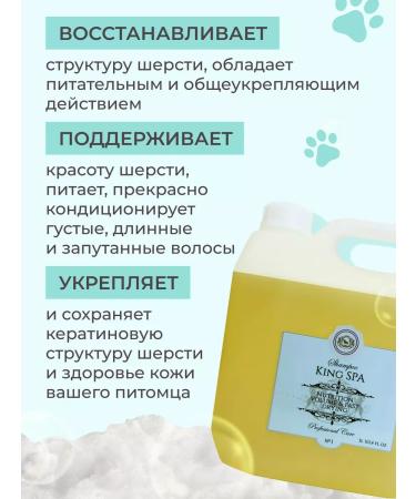 King Cosmetic Shampoo for dogs and cats Professional concentrate - Buy Online on GoSupps.com