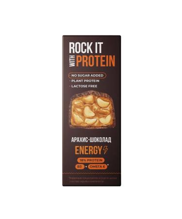 ROCK IT WITH ROCKET Batonchik protein peanuts and chocolate 40 g 3 pcs - Buy Online on GoSupps.com