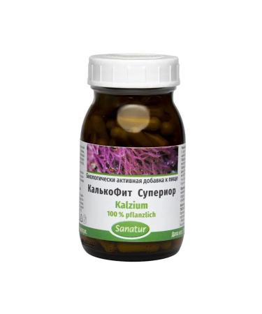 Sanatur Kalkofit Superior Calcium Spirulin 100 - Buy Online on GoSupps.com