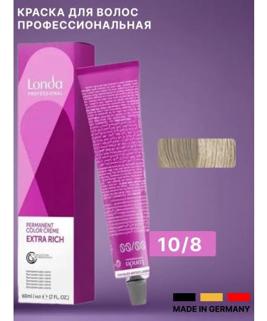 Londa Professional Hair dye 10 8 bright pearl blond 60 ml