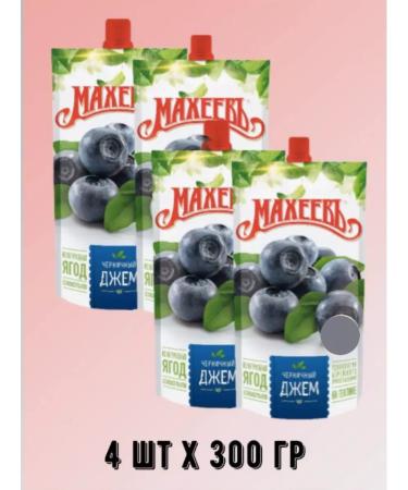 Makheev Jam blueberry doe-pak 4 pcs