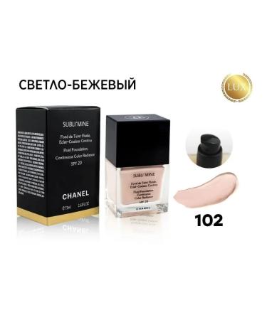 BEAUTYFoundation Chanel Sublimine Tonal Cream 75 ml 102