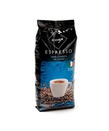 RIOBA Coffee in natural fried 100% Arabica Espresso 1 kg - Buy Online on GoSupps.com