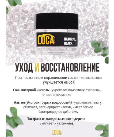 LOCA professional Black paint for eyebrows and eyelashes Professional - Buy Online on GoSupps.com